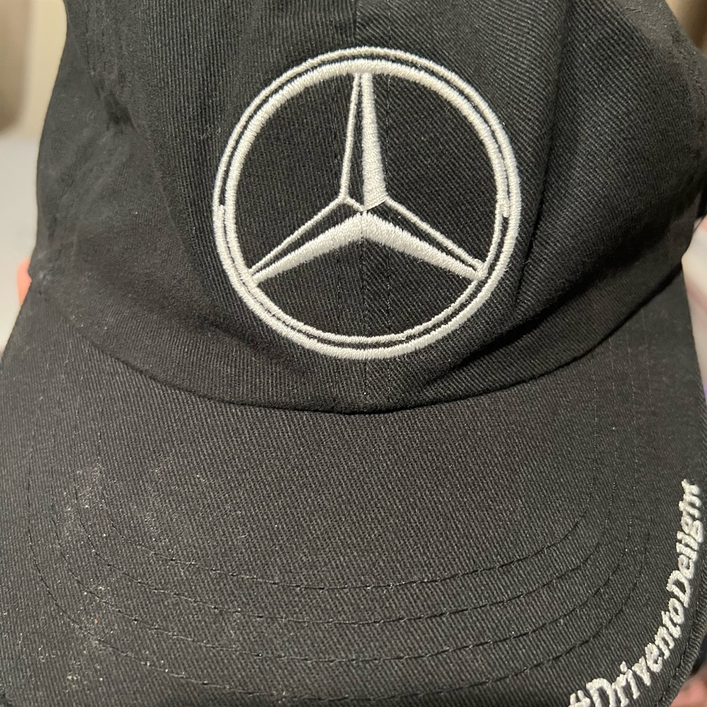 Mercedes Benz Hat Driven‎ to Delight Brand Immersion Black Adjustable